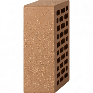 Кирпич лицевой коричневый 1,4НФ — Гладкий с песком